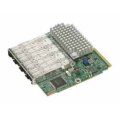 Supermicro AOC-MTG-I4S - Eingebaut - Kabelgebunden - Faser - 100000 Mbit/s - Grün - Silber