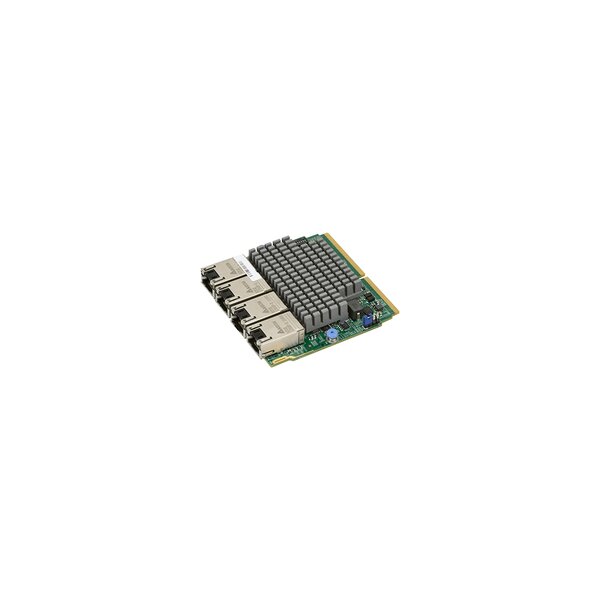 Supermicro SIOM 4X RJ45 - PCI Express - RJ-45 - Niedriges Profil - Grün - Passiv - 0 - 55 °C