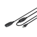 DIGITUS DA-73105 - USB 3.0 Aktiv Verlängerungskabel Länge: 10 m