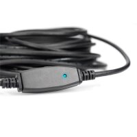 DIGITUS DA-73106 - USB 3.0 Aktiv Verlängerungskabel Länge: 15m