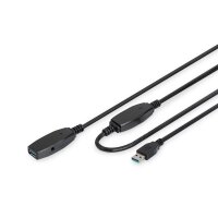 DIGITUS DA-73107 - USB 3.0 Aktiv Verlängerungskabel...