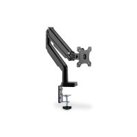 DIGITUS DA-90394 - Single Gasdruckfeder Monitor Klemm-Halter 15-32", 9 kg (max.), schwarz