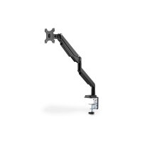 DIGITUS DA-90394 - Single Gasdruckfeder Monitor Klemm-Halter 15-32", 9 kg (max.), schwarz