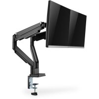 DIGITUS DA-90395 - Dual Gasdruck Monitor Klemm-Halter 15-32", 2x 9 kg (max.), schwarz
