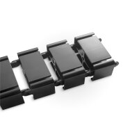 DIGITUS DA-90505 - Flexible Kabelführung, Farbe: schwarz Länge: 1,3 m