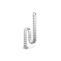 DIGITUS DA-90506 - Flexible Kabelführung, Farbe: silber Länge: 1,3 m