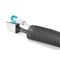 DIGITUS DA-90507 - Kabelschlauch, Farbe schwarz, 2m