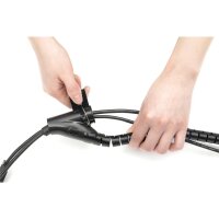 DIGITUS DA-90508 - Kabelschlauch, schwarz, 5m PET