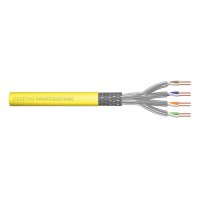 DIGITUS DK-1743-A-VH-1 - CAT 7A S-FTP Installationskabel, 1500 MHz Dca, AWG 22/1, 100 m Ring, SX, Gelb