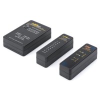 DIGITUS DN-14001-1 - Kabeltester, Netzwerk, RJ45, BNC Hauptgerät, Remote, PoE Tester, mit Schutzkoffer