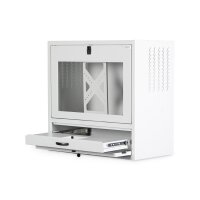 DIGITUS DN-39011 - Arbeitsplatz zur Wandmontage mit Bildschirmhalt. 2 Abteilungen, 651x670x350 mm