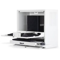 DIGITUS DN-39011 - Arbeitsplatz zur Wandmontage mit Bildschirmhalt. 2 Abteilungen, 651x670x350 mm