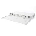 DIGITUS DN-96200-QL - LWL-Spleißbox, 1HE, Schnellverschluss, leer ohne Frontblende, inkl. M20/M25 Verschr., grau