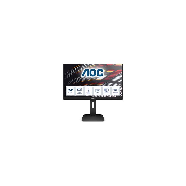 AOC P1 X24P1 - 61 cm (24") - 1920 x 1200 Pixel - WUXGA - LED - 4 ms - Schwarz