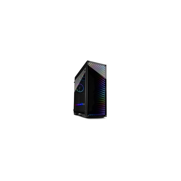 Inter-Tech X-908 Infini2 - Tower - PC - Schwarz - ATX - ITX - micro ATX - Mini-ITX - Blau - Grün - Rot - Taschenlüfter