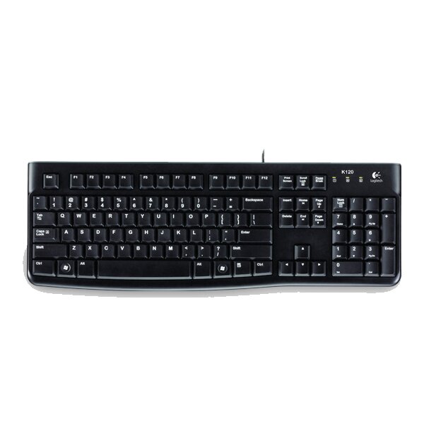 Logitech K120 - Verkabelt - USB - QWERTZ - Schwarz