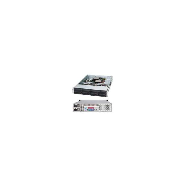 Supermicro 825TQC-R802LPB - Rack - Server - Schwarz - ATX - EATX - Metall - HDD - Netzwerk - Leistung - Stromausfall - System