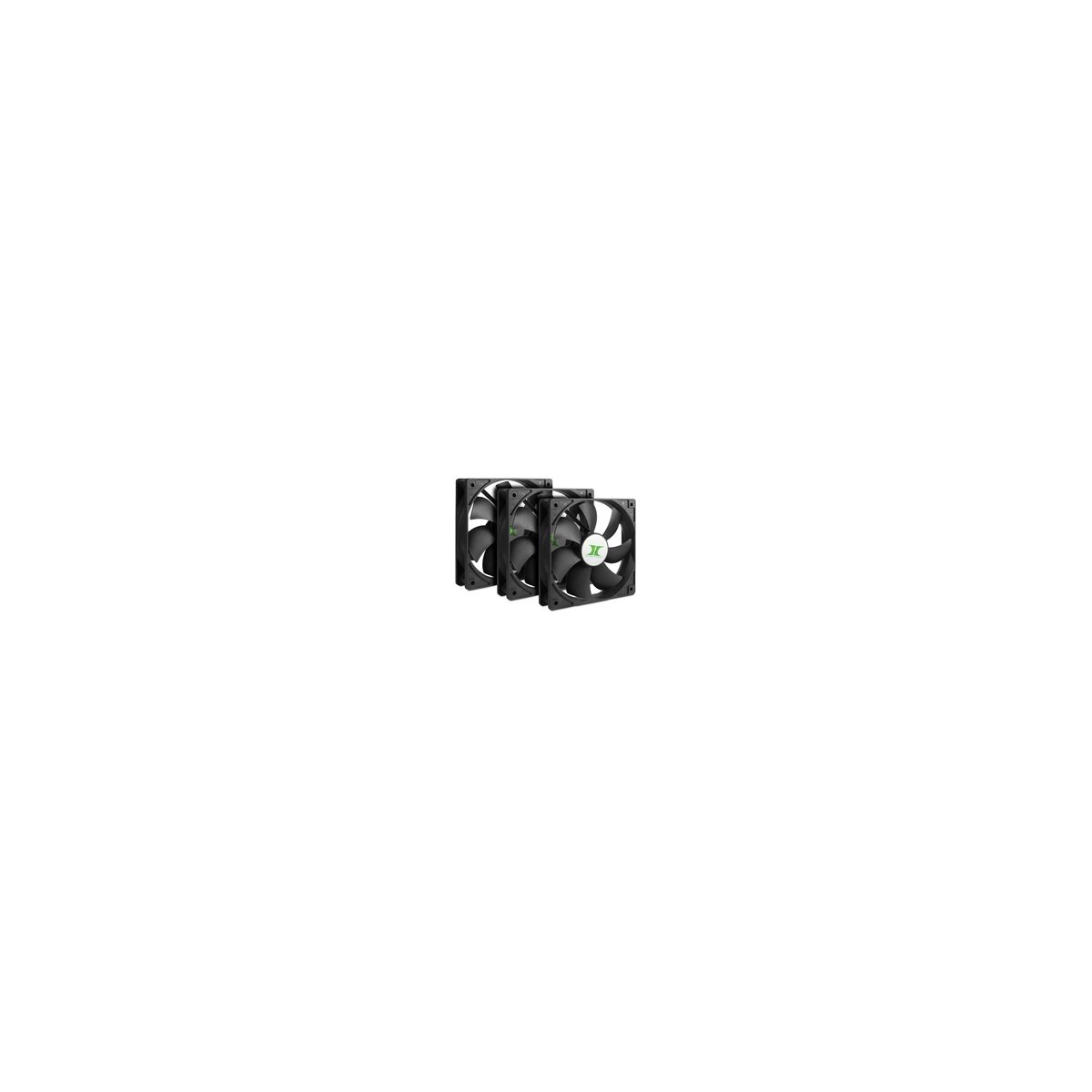 Inter-Tech 88887289 - Ventilator - 12 cm - 800 RPM - 1500 RPM - Schwarz