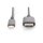 DIGITUS DA-70821 - USB-C - HDMI Adapter, 1,8 m 4K/30Hz, schwarz, Metallgehäuse