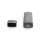 DIGITUS DA-70886 - Combo Card Reader Hub (USB-C+USB 3.0) 1x SD, 1x MicroSD, 1x USB 3.0, grau