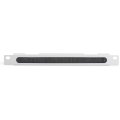 DIGITUS DN-10-ORG-1/2U - 254 mm (10") 0,5HE Kabelbürstenleiste 22x254x12 mm, Farbe Grau (RAL 7035)