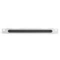 DIGITUS DN-10-ORG-1/2U - 254 mm (10") 0,5HE Kabelbürstenleiste 22x254x12 mm, Farbe Grau (RAL 7035)