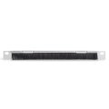 DIGITUS DN-10-ORG-1/2U - 254 mm (10") 0,5HE Kabelbürstenleiste 22x254x12 mm, Farbe Grau (RAL 7035)