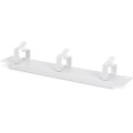 DIGITUS DN-10-ORG-1U - 254 mm (10") 1HE Kabelrangierpanel 3x Kabelringe, 44x254x60 mm, grau ( RAL 7035)