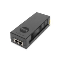 DIGITUS DN-95108 - 10 Gigabit Ethernet PoE+ Injector, 802.3at Power Pins:3/6(+), 1/2(-), 30W