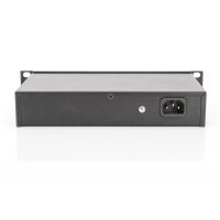 DIGITUS DN-95331 - L2 managed Gigabit Ethernet PoE Switch 8-Port PoE, 10 Zoll, 80W PoE-Budget