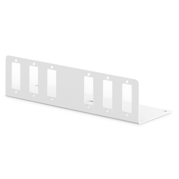 DIGITUS DN-96803S-2 - Adapterplatte für DN-96800S-2, grau (RAL 7035) 6x SC-DX, LC-QD