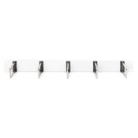 DIGITUS DN-97666 - 1HE Kabelrangierpanel 5x Stahlringe 40x75 mm, grau (RAL 7035)