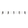 DIGITUS DN-97666 - 1HE Kabelrangierpanel 5x Stahlringe 40x75 mm, grau (RAL 7035)