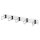 DIGITUS DN-97666 - 1HE Kabelrangierpanel 5x Stahlringe 40x75 mm, grau (RAL 7035)