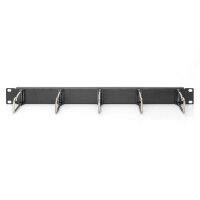 DIGITUS DN-97667 - 1HE Kabelrangierpanel 5x Stahlringe 40x75 mm, schwarz (RAL 9005)