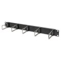 DIGITUS DN-97667 - 1HE Kabelrangierpanel 5x Stahlringe 40x75 mm, schwarz (RAL 9005)