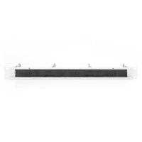 DIGITUS DN-97668 - 1HE Kabelrangierpanel mit Bürstenleiste 4x Stahlringe 40x75 mm, grau (RAL 7035)