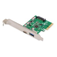 DIGITUS DS-30225 - PCIe Karte, USB Type-C + USB Type-A,...