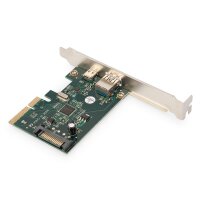 DIGITUS DS-30225 - PCIe Karte, USB Type-C + USB Type-A,...