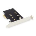 DIGITUS DS-33170 - M.2 NGFF/NVMe SSD PCIexpress Add-On card supports B, M and B+M Key, size 80,60,42 and 30mm