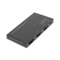 DIGITUS DS-45322 - Ultra Slim HDMI Splitter, 1x2, 4K/60Hz HDR, HDCP 2.2, 18 Gbps, Micro USB Power