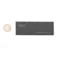 DIGITUS DS-45323 - Ultra Slim HDMI Splitter, 1x4, 4K/60Hz HDR, HDCP 2.2, 18 Gbps, Micro USB Power