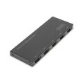 DIGITUS DS-45323 - Ultra Slim HDMI Splitter, 1x4, 4K/60Hz HDR, HDCP 2.2, 18 Gbps, Micro USB Power