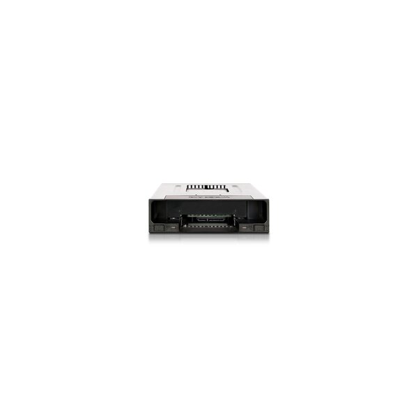 Icy Dock MB795SP-B - 2,5/3,5" - Speicherlaufwerkbehälter - Schwarz - Metall - Kunststoff - 9.5,26.1 mm - 6 Gbit/s