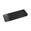 Kingston DataTraveler 64GB USB-C 3.2 Gen 1 70 - 64 GB - USB Typ-C - 3.2 Gen 1 (3.1 Gen 1) - Kappe - 7 g - Schwarz