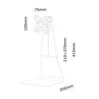 Neomounts FPMA-D800 Monitor-Ständer 10-27" -...
