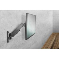 DIGITUS DA-90396 - Single Gasdruckfeder Monitor Wand-Halter 17-32", 8 kg (max.), schwarz