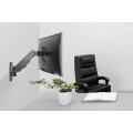 DIGITUS DA-90396 - Single Gasdruckfeder Monitor Wand-Halter 17-32", 8 kg (max.), schwarz