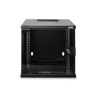 DIGITUS DN-10-06U-B - 254 mm (10") 6HE Wandgehäuse 330x312x300 mm, Farbe Schwarz (RAL 9005)