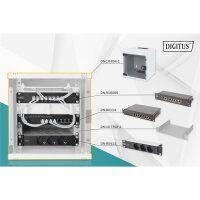 DIGITUS DN-10-SET-1 - 10 Zoll Netzwerk Set, inkl. 6HE...
